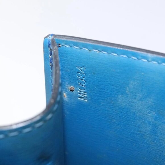 LOUIS VUITTON Epi Malesherbes Hand Bag Blue - Picture 14 of 16